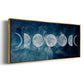Moon Phases - Floater Framed Canvas Print