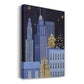 Holiday Night Collection B - Gallery Wrapped Canvas