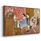 The Piano Lesson, 1923 - Floater Framed Canvas Print