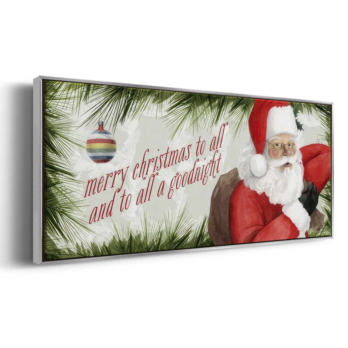 Arose Such a Clatter Collection D - Floater Framed Canvas Print