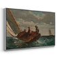 Breezing Up (A Fair Wind), 1873-1876 - Floater Framed Canvas Print