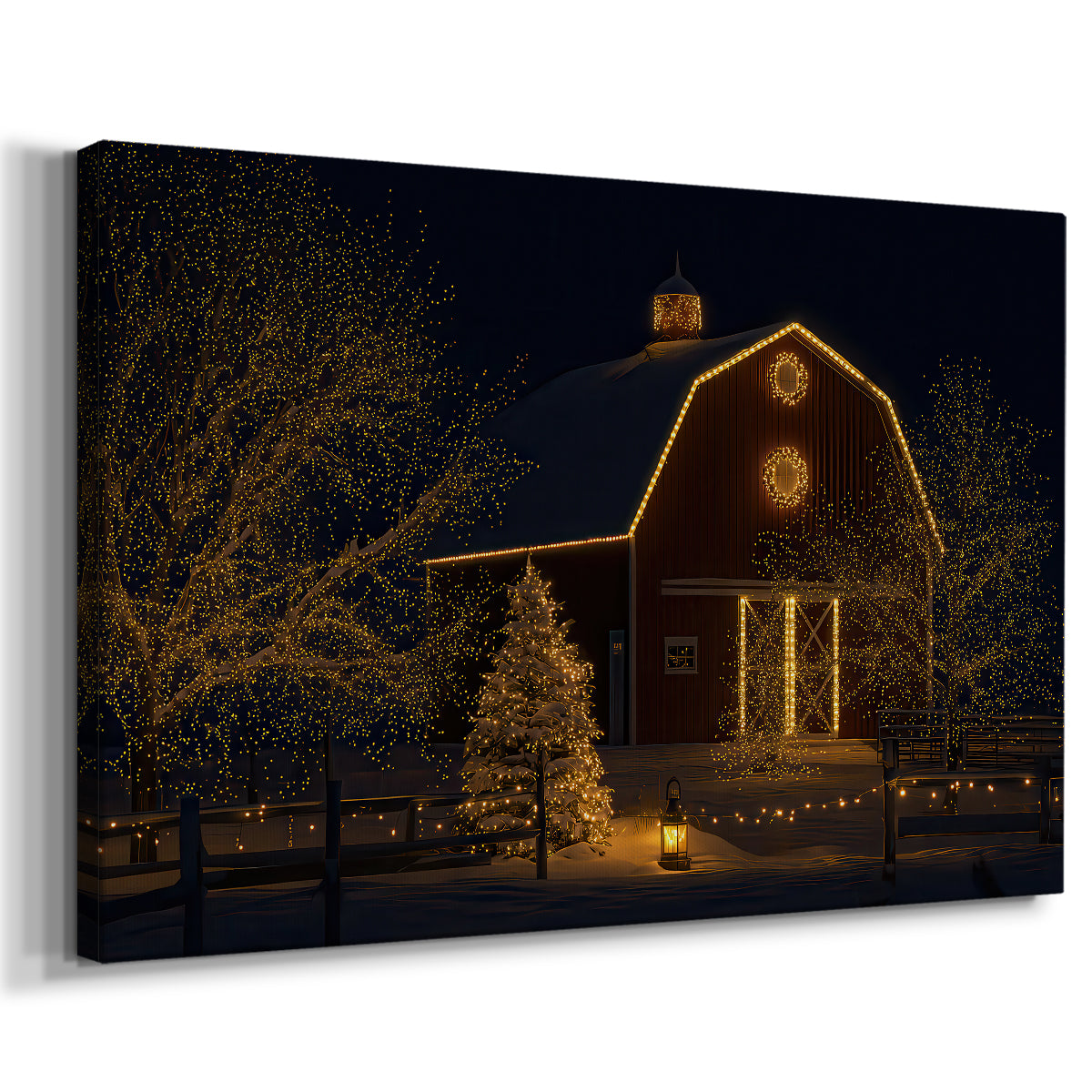 Amber Pines Carol - Canvas Art Print