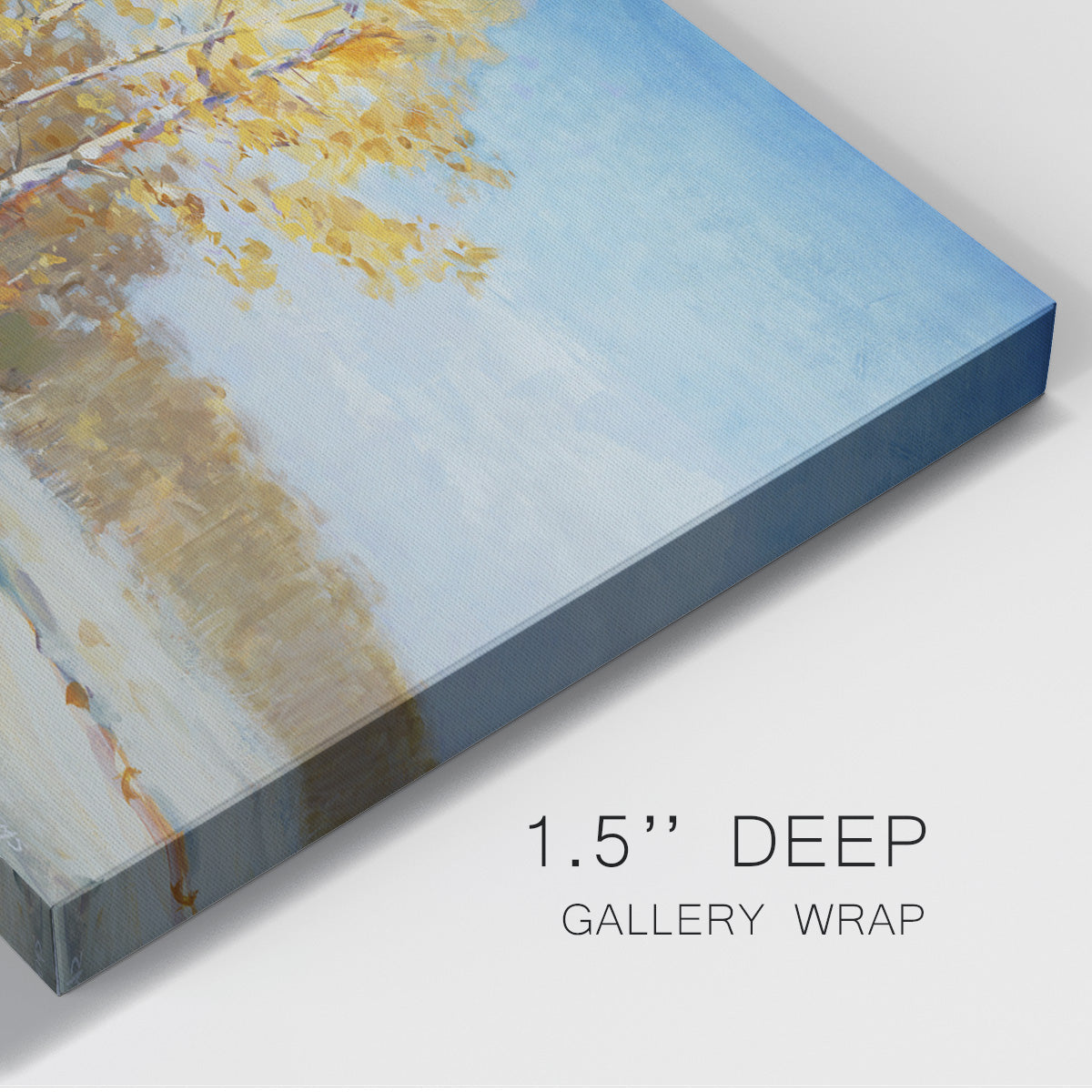 Autumn Trees Premium Gallery Wrapped Canvas - Ready to Hang