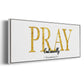 Pray Continually - Floater Framed Canvas Print