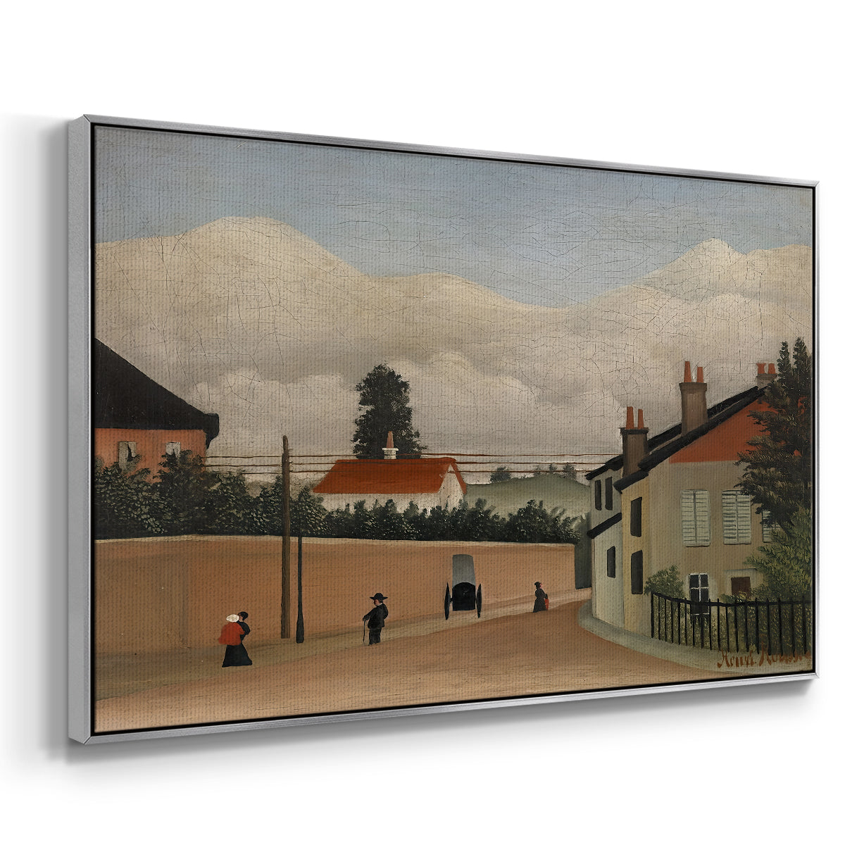 Outskirts of Paris, c. 1906-1910 - Floater Framed Canvas Print