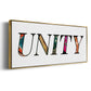 Unity - Floater Framed Canvas Print