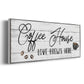 Love Brews - Floater Framed Canvas Print