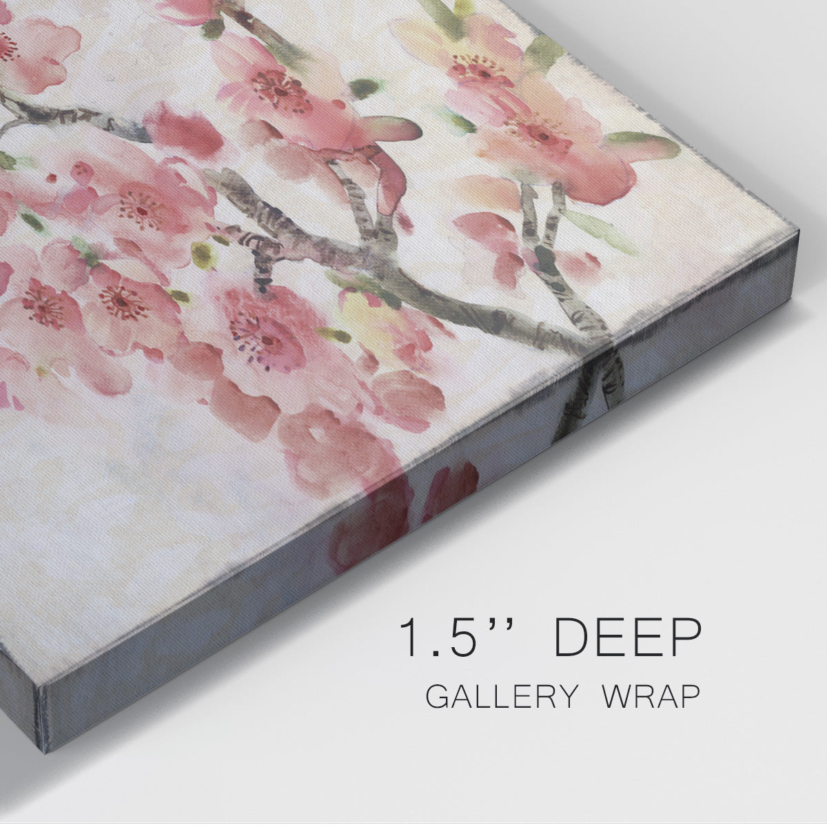 Cherry Blossom Composition I Premium Gallery Wrapped Canvas - Ready to Hang