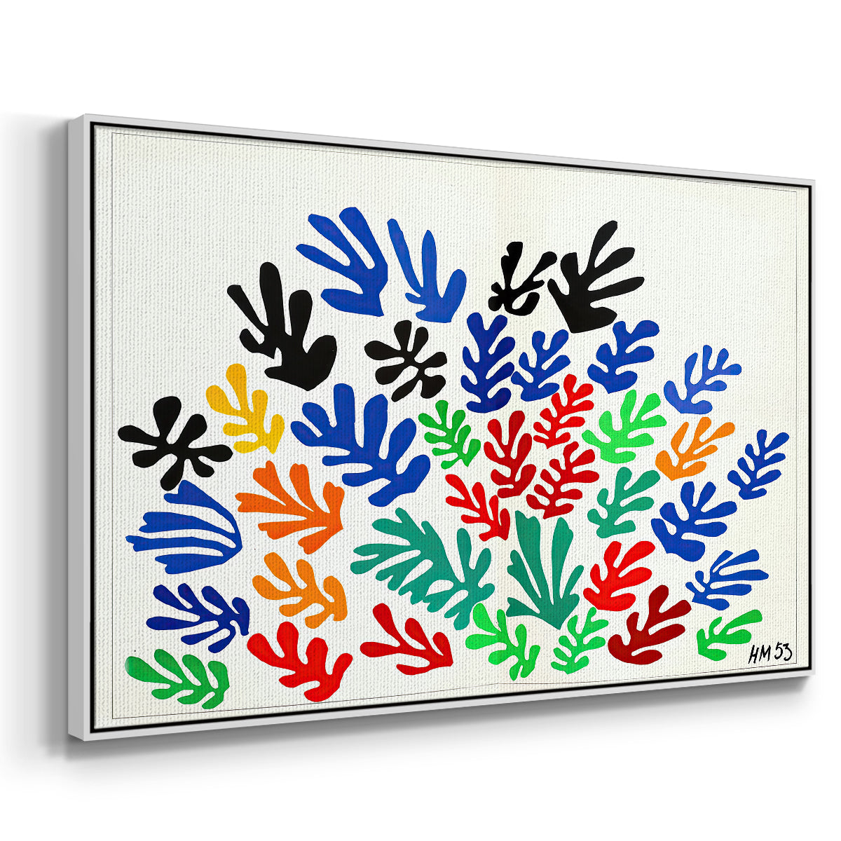 The Sheaf (La gerbe), 1953 - Floater Framed Canvas Print