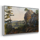 Landscape with the Balbersteine near Miesenbach, 1839 - Floater Framed Canvas Print