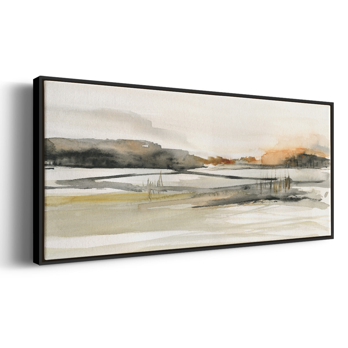 Turnwood Clearing - Floater Framed Canvas Print