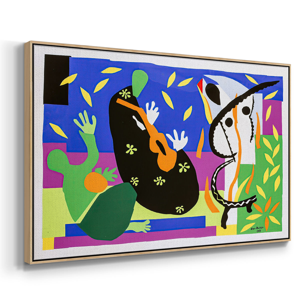The Sorrows of the King, 1952 - Floater Framed Canvas Print