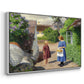 Summer Day in Jyllinge, 1922 - Floater Framed Canvas Print