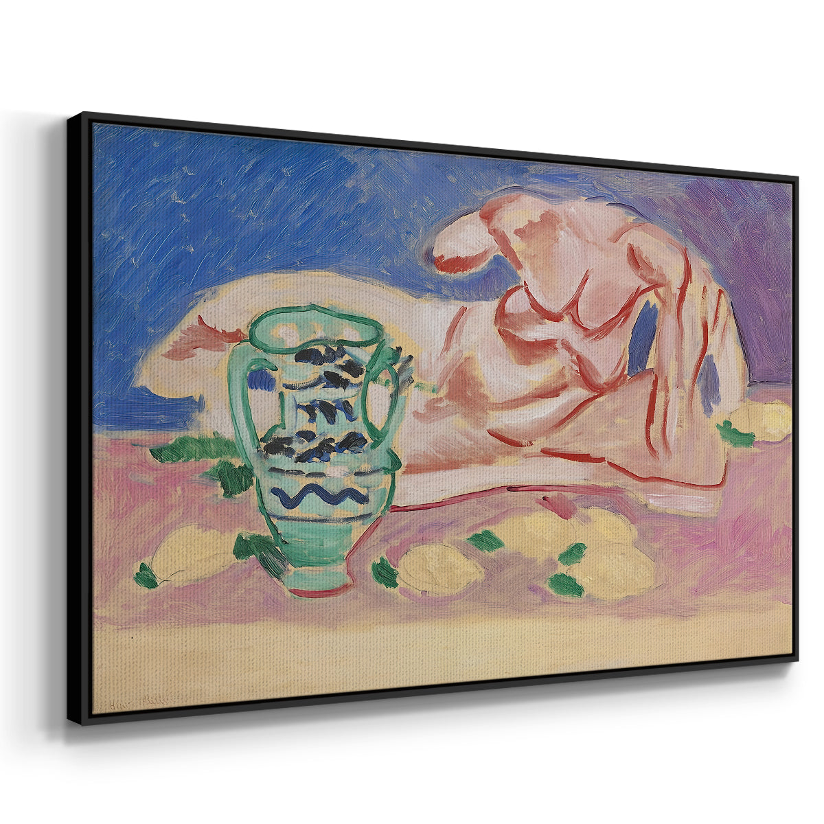 Ilyssus from the Parthenon, 1908 - Floater Framed Canvas Print