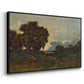 Sunset on the Allier (Soleil couchant sur l'Allier), 1904 - Floater Framed Canvas Print