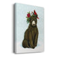 Winter Woodland Creatures with Cardinals I - Gallery Wrapped Canvas