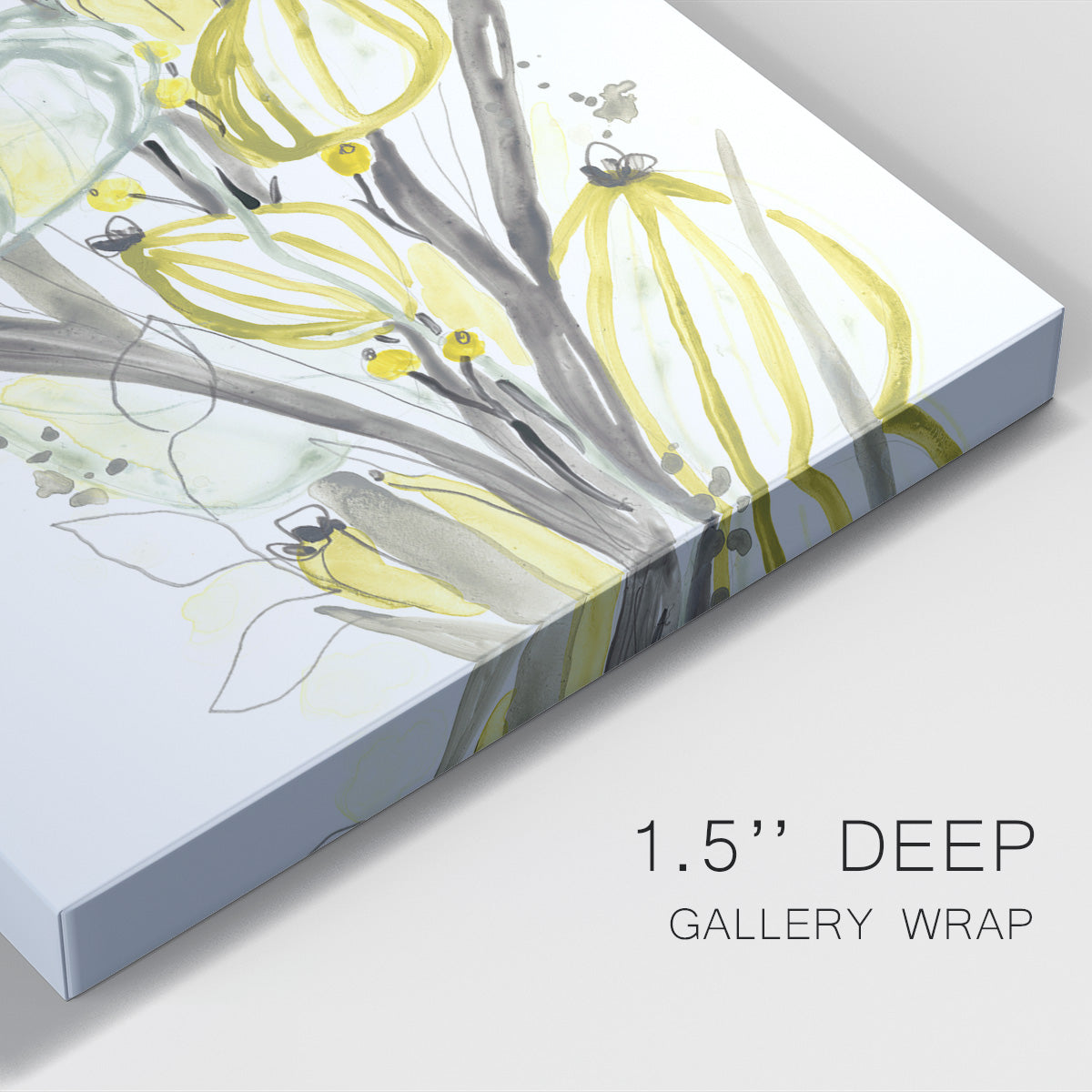 Ethereal Citron II Premium Gallery Wrapped Canvas - Ready to Hang