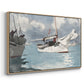 Fishing Boats, Key West, 1903 - Floater Framed Canvas Print