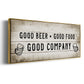 Good Company - Floater Framed Canvas Print