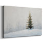 Sleigh of Frostlit Silence - Canvas Art Print