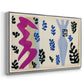The Knife Thrower (Le lanceur de couteaux), from Jazz, 1947 - Floater Framed Canvas Print