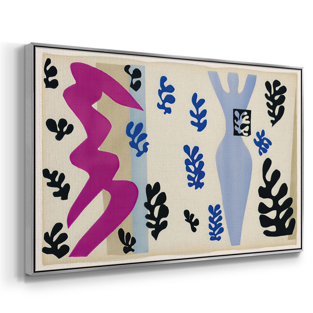 The Knife Thrower (Le lanceur de couteaux), from Jazz, 1947 - Floater Framed Canvas Print
