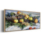 Still Life with Pears and Grapes, 1880 - Floater Framed Canvas Print