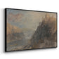 Rheinfels Looking to Katz and Gourhausen, 1817 - Floater Framed Canvas Print