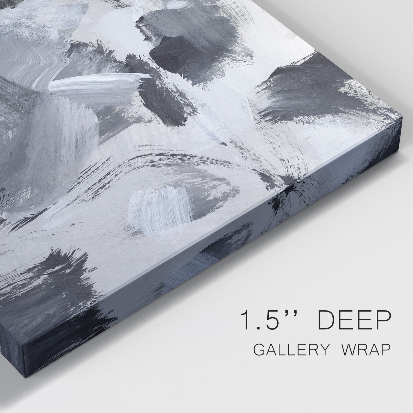 Black & White Mix II Premium Gallery Wrapped Canvas - Ready to Hang