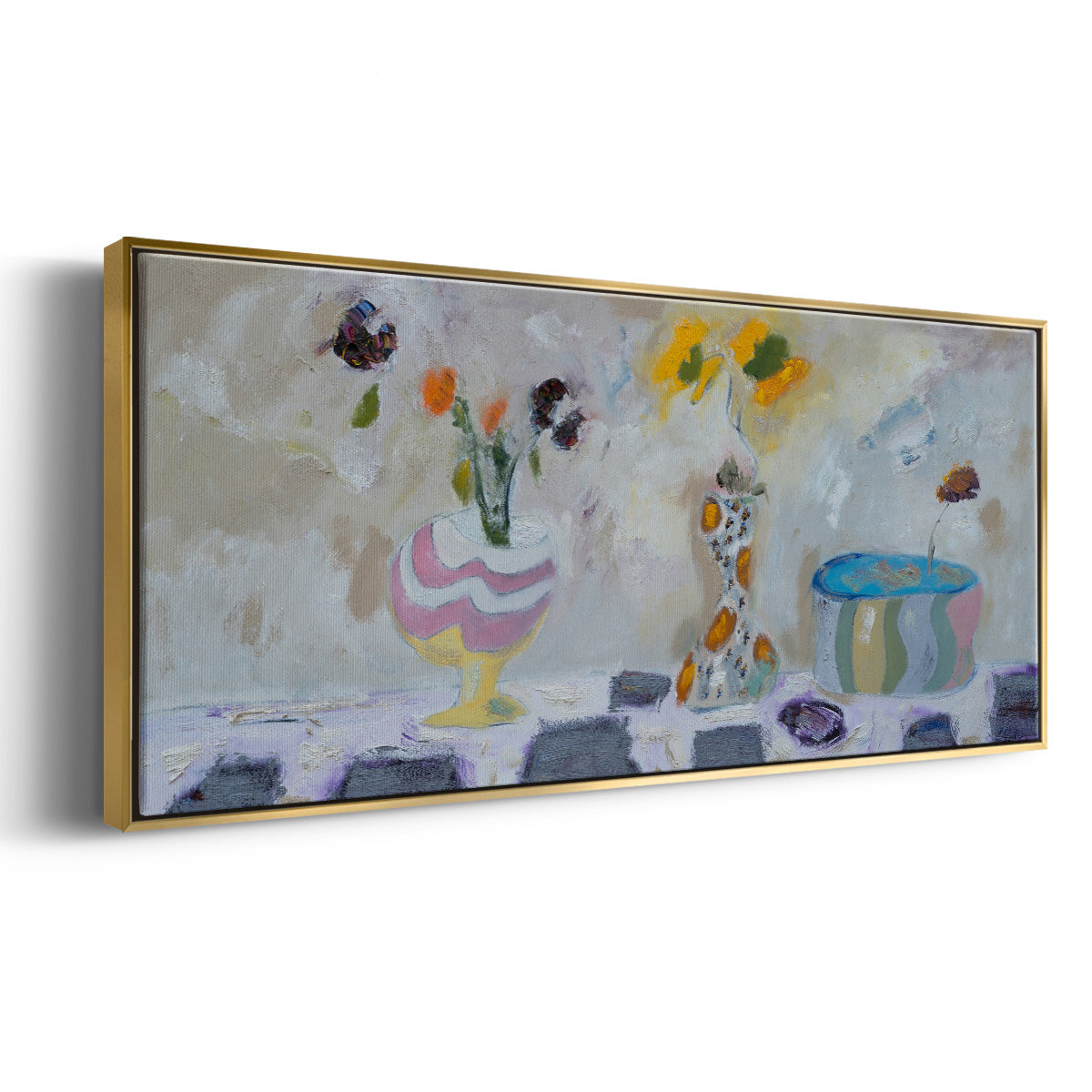 The Ring Leader - Floater Framed Canvas Print