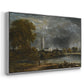 Salisbury Cathedral from the Meadows, c. 1831 - Floater Framed Canvas Print