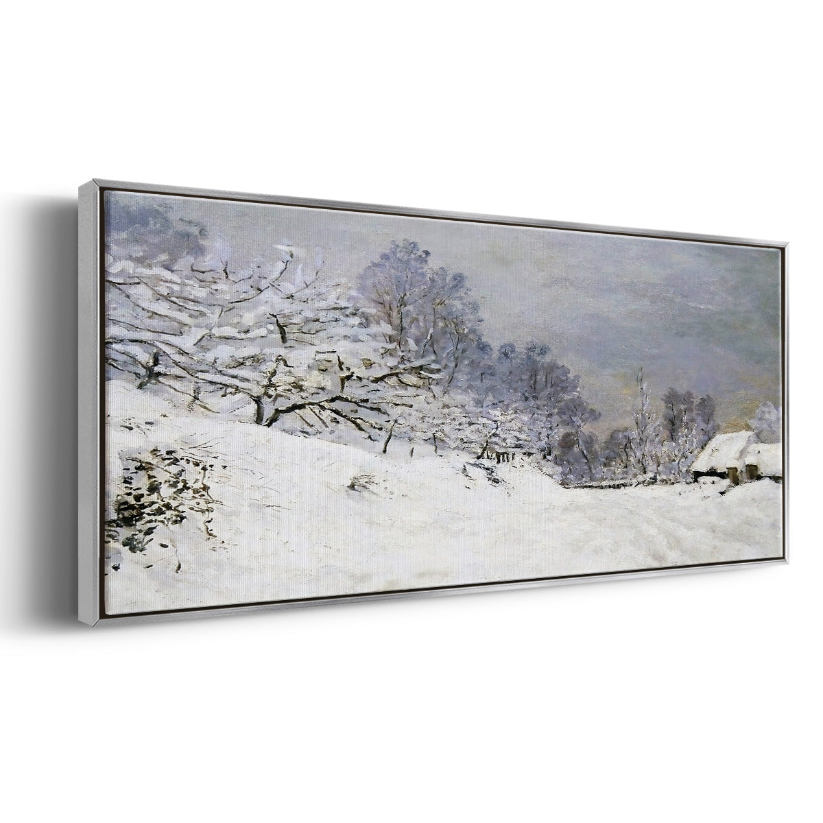 The Road in Front of Saint - Floater Framed Canvas Print