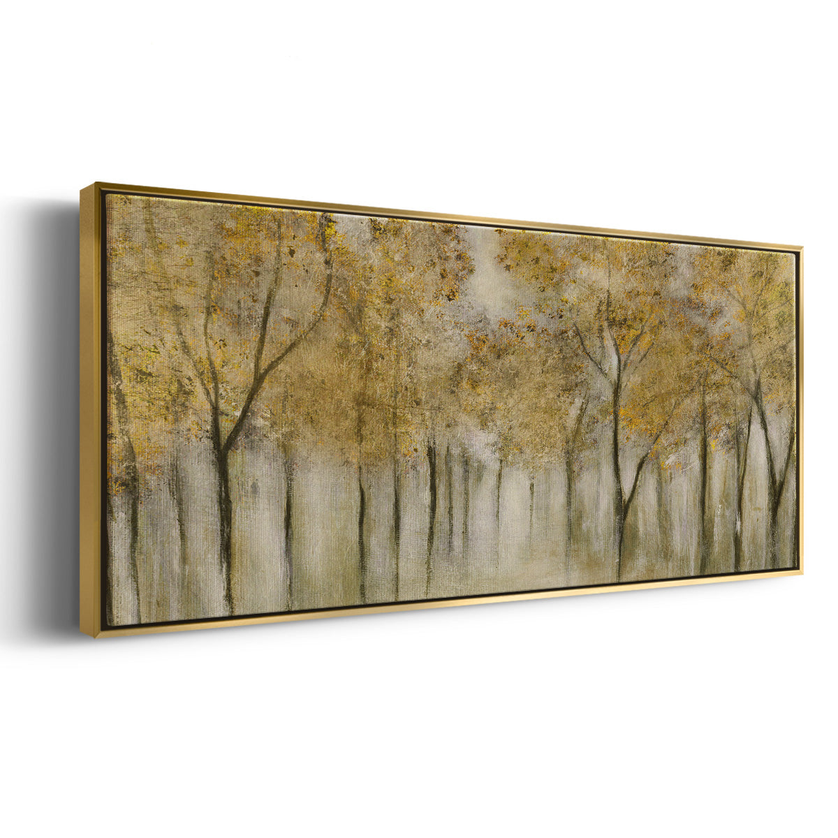 Golden Spring - Floater Framed Canvas Print