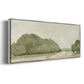 On Course I - Floater Framed Canvas Print