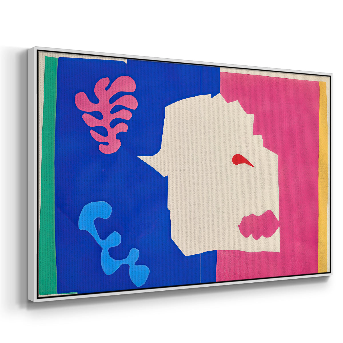 The Wolf (Le loup), from Jazz, 1947 - Floater Framed Canvas Print