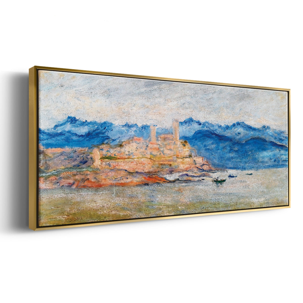 The Fort of Antibes, 1888 - Floater Framed Canvas Print