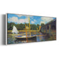 The Road Bridge, Argenteuil - Floater Framed Canvas Print