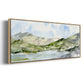 Serene Mountains I - Floater Framed Canvas Print