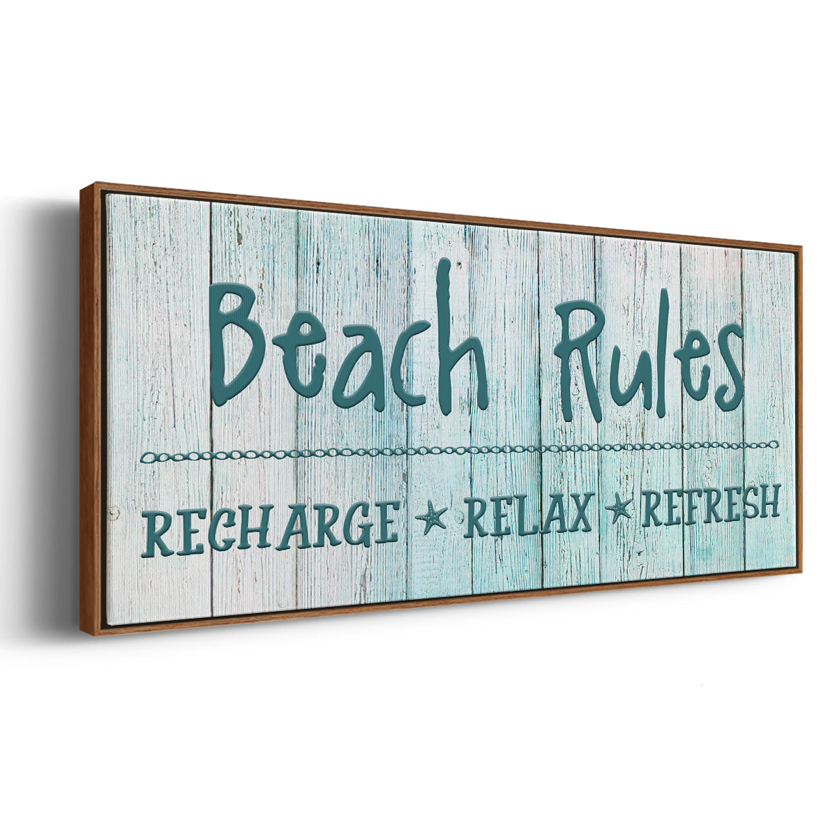 Recharge - Floater Framed Canvas Print