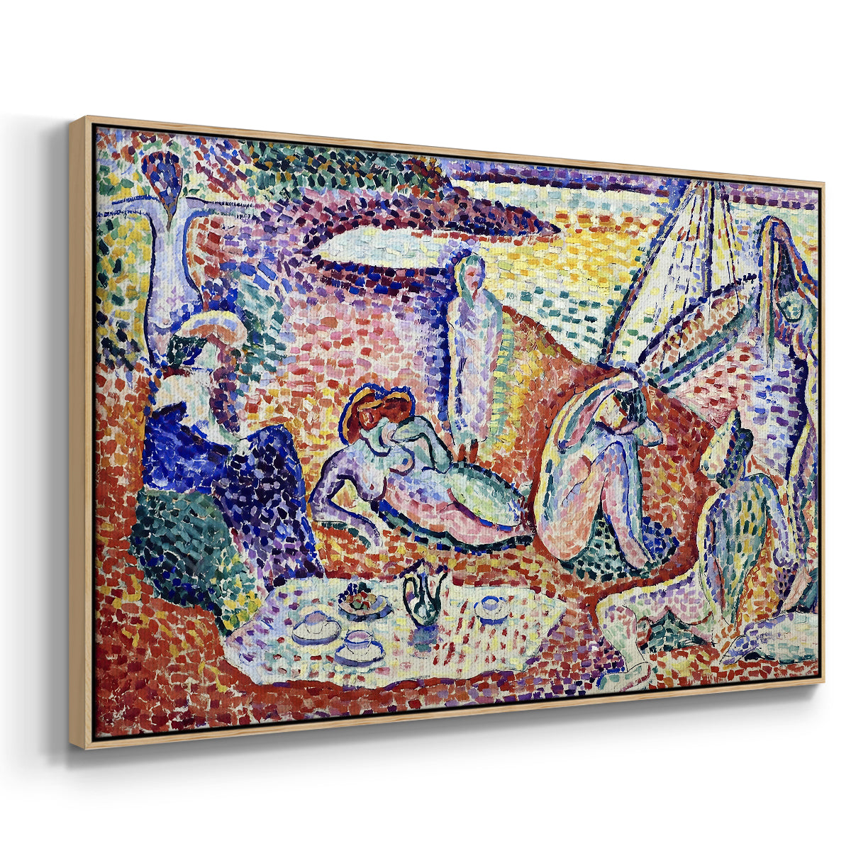 Luxe, Calme et Volupté, 1904 - Floater Framed Canvas Print