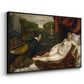 Venus with an Organist and a Dog, c. 1550 - Floater Framed Canvas Print