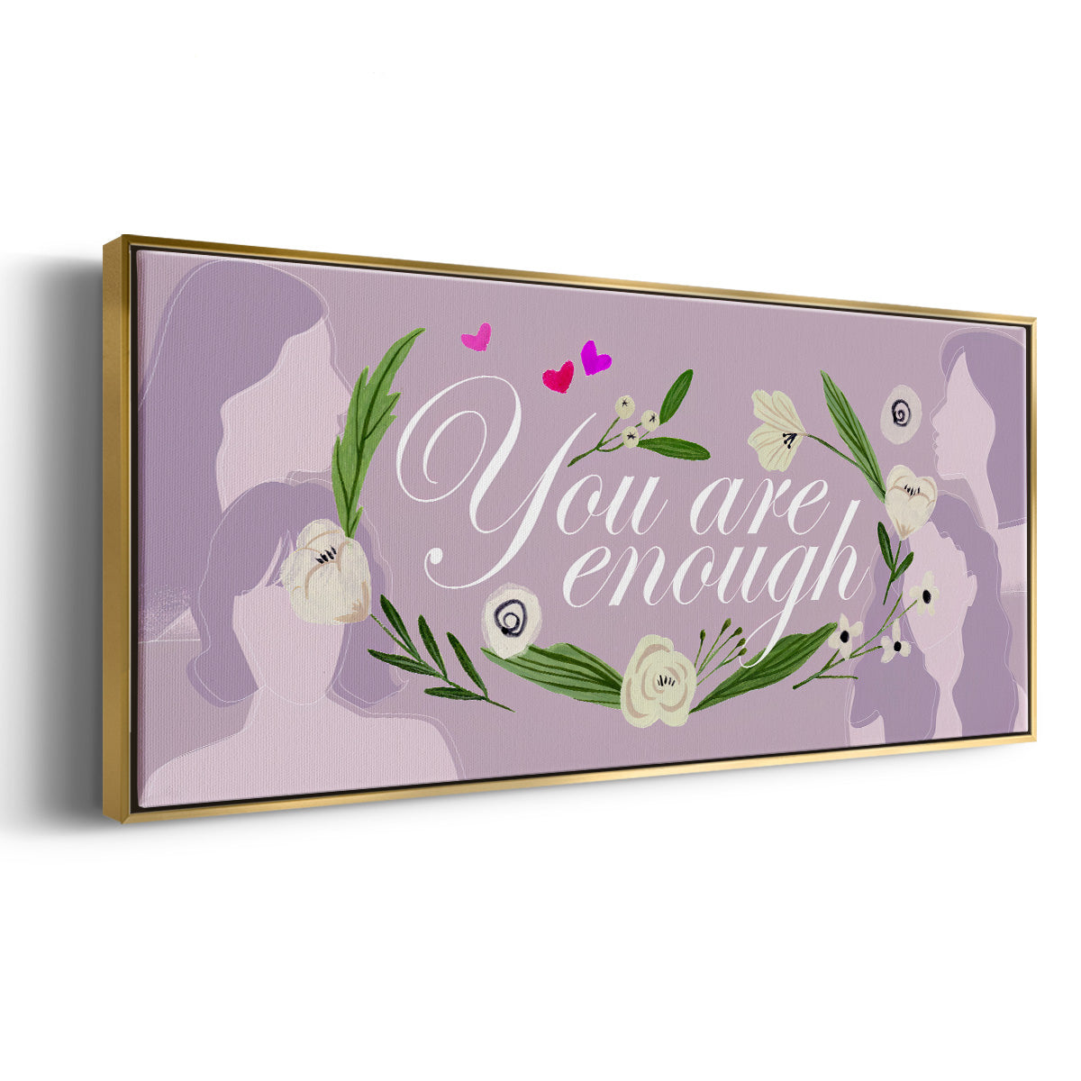Happy Galentine's Day Collection D - Floater Framed Canvas Print