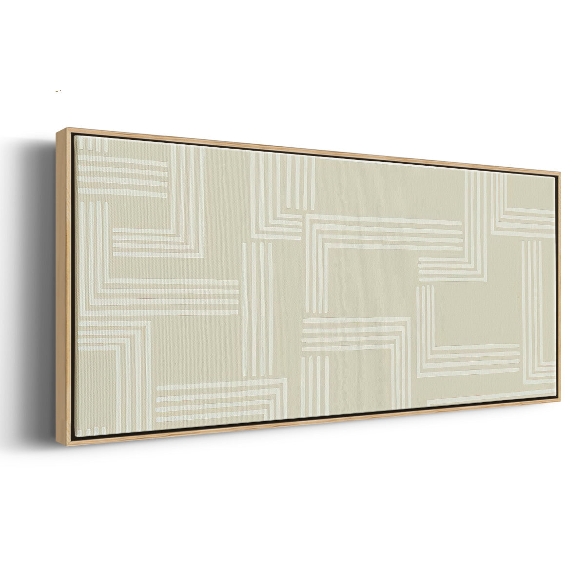Roll Crossing IV - Floater Framed Canvas Print