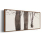 Under the Winter Tree II - Floater Framed Canvas Print