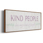 Kind People - Floater Framed Canvas Print