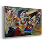 Fragment 2 for Composition VII, 1913 - Floater Framed Canvas Print