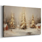 Golden Yule Serenade - Canvas Art Print