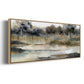Serene River - Floater Framed Canvas Print
