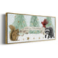 Christmas in the Forest Collection D - Floater Framed Canvas Print