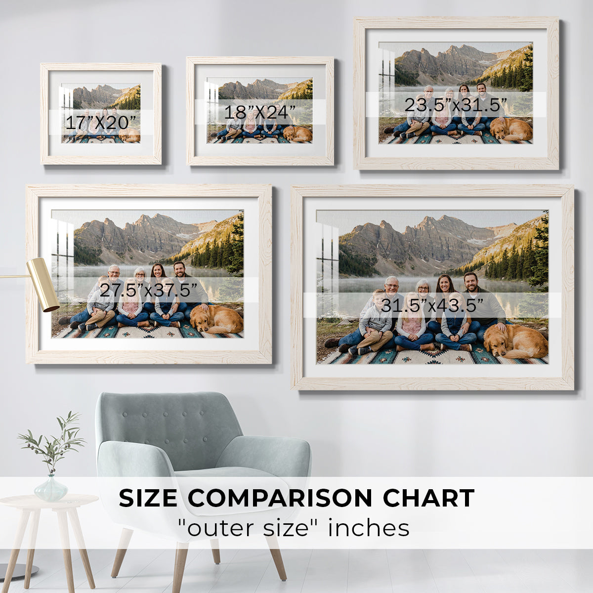 Landscape Custom Rustic Frames - Gallery Wrapped Canvas or Prints